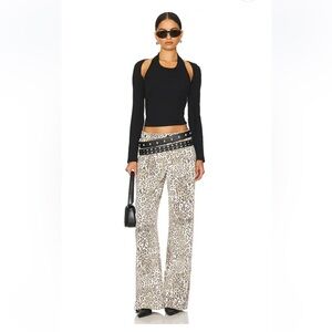 LIONESS She's All That Jeans in Leopard Fade ❤️NWT❤️IN STORES❤️